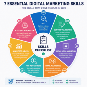 essential digital marketing skills checklist