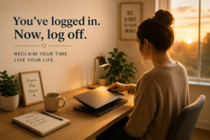 remote jobs save time — work-life balance at home